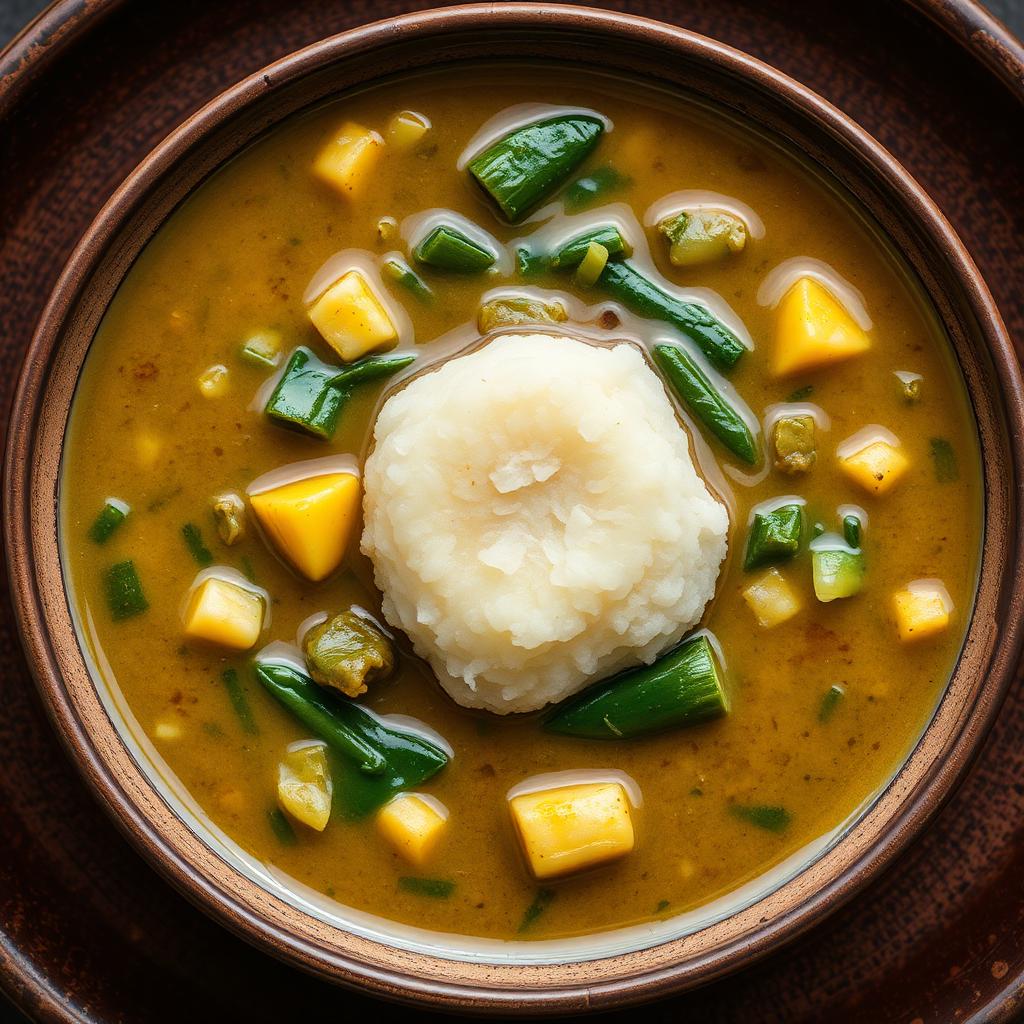 Egusi & Pounded Yam